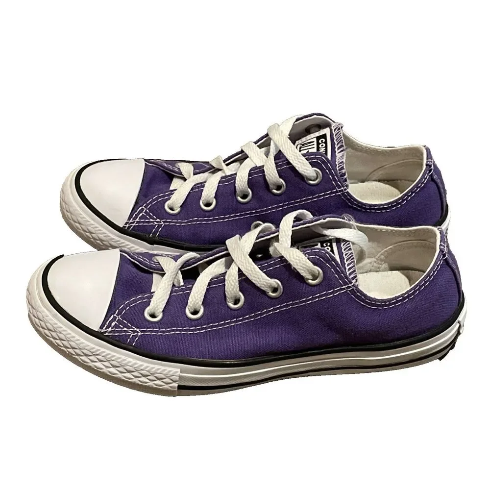 Converse Chuck Taylor All Star Purple Canvas Low Top Youth Size 2 337837F